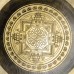 Gong  plat din 7 metale cu suport- 29,5 cm, 936 grame