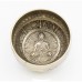 Bol tibetan, fabricat industrial, din 7 metale, 3 culori, relief Buddha -8 cm