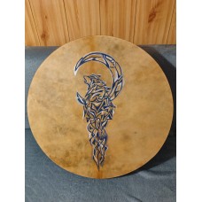 Toba Samanica special, unic, 50 cm diametru piele de capra. Pictat Toba Samanica special, unic, 50 cm diametru piele de capra. Pictat