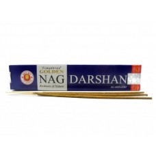 Betisoare parfumate Golden Nag - Darshan, 15g